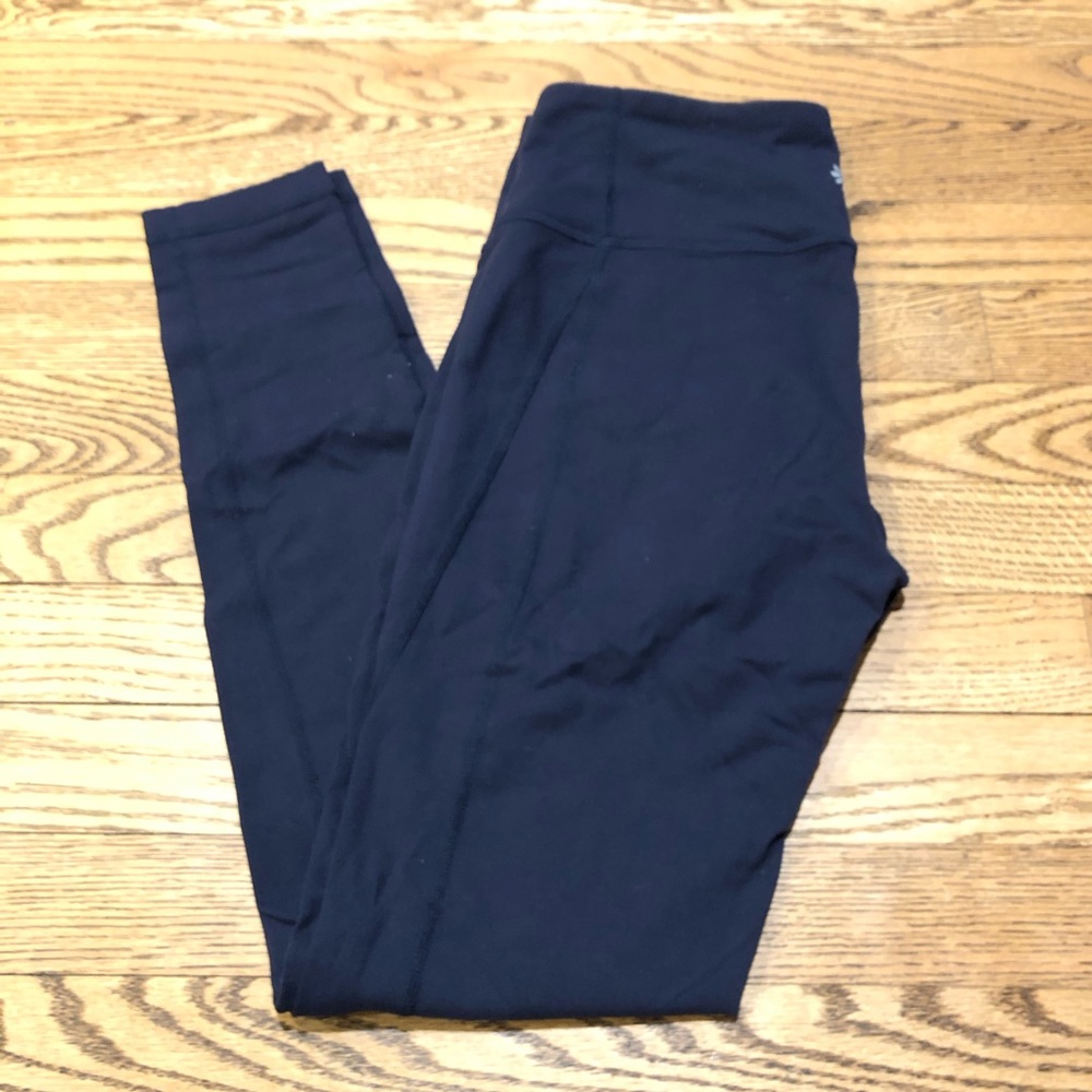 Athleta Revelation Tights Leggings Navy Black